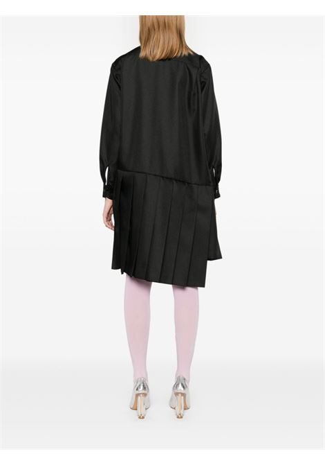 Abito midi asimmetrico in nero Comme des garcons - donna COMME DES GARCONS COMME DES GARCONS | RNO0201